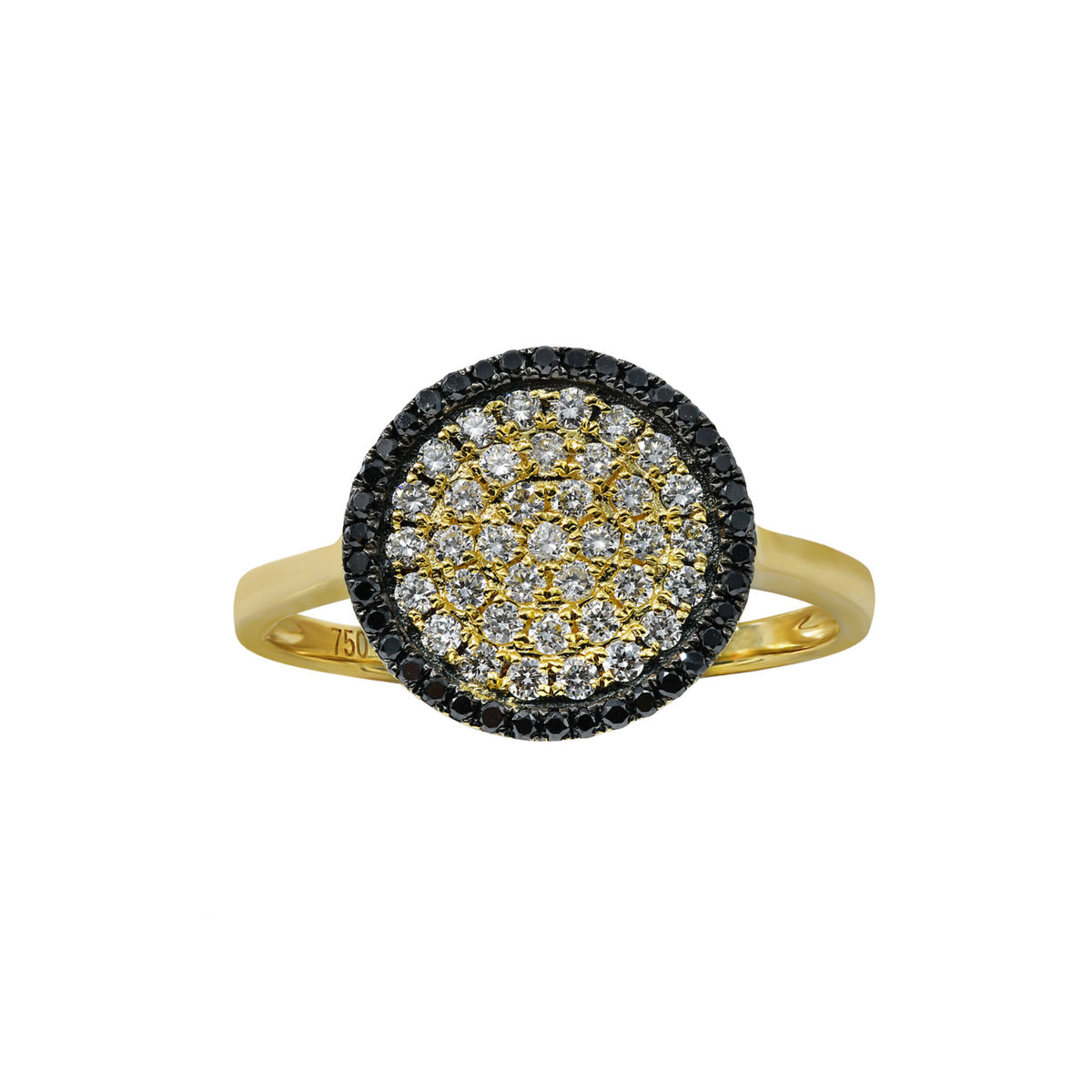 In and Out Chevalier Ring