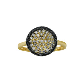 In and Out Chevalier Ring