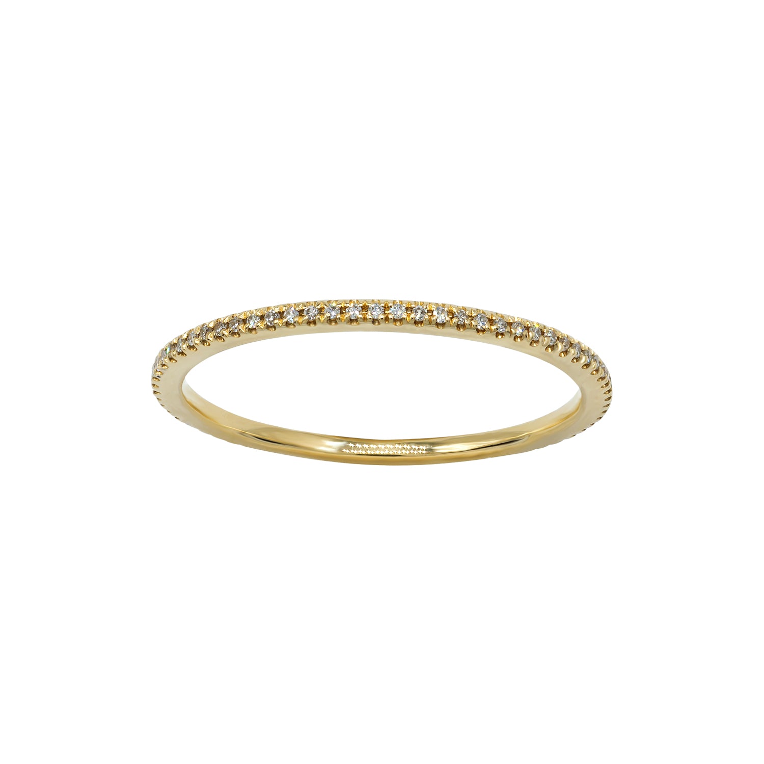 Diamond eternity ring. Thin eternity ring. 