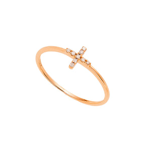 Gold Ring. Diamond Ring. Fine Jewelry. Anatol Jewelry. Kifissia. Golden Hall. Athens. Diamond Jewelry. Χρυσά κοσμήματα. Χρυσά δαχτυλίδια. Κοσμήματα Κηφισιά. Ανατολ. Δαχτυλίδι με διαμάντια. Diamond cross ring. Δαχτυλίδι με σταυρό.
