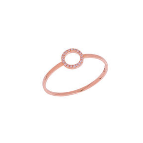 Gold Ring. Diamond Ring. Fine Jewelry. Anatol Jewelry. Kifissia. Golden Hall. Athens. Diamond Jewelry. Χρυσά κοσμήματα. Χρυσά δαχτυλίδια. Κοσμήματα Κηφισιά. Ανατολ. Δαχτυλίδι με διαμάντια. Circle diamond ring.