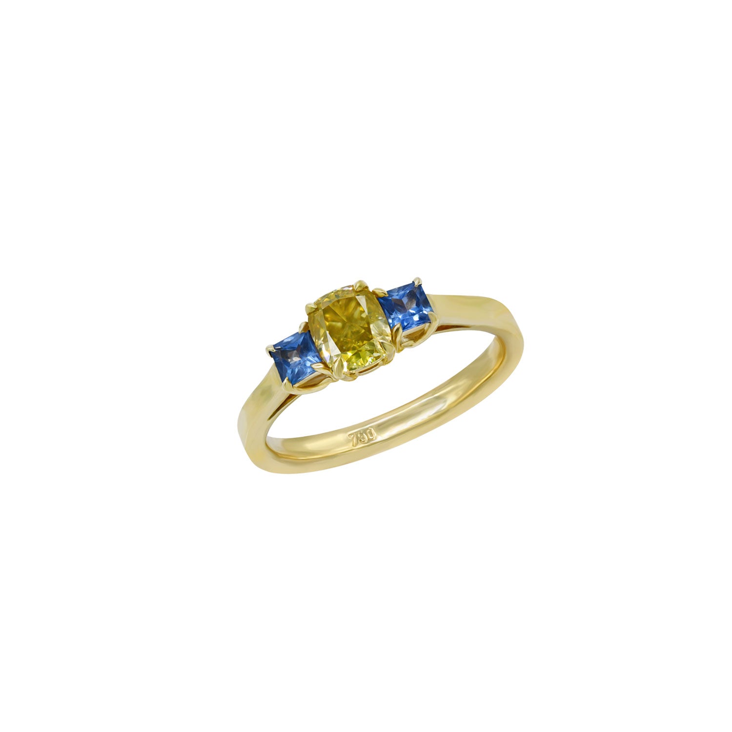 Yellow Diamond Engagement Ring