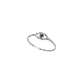 Evil Eye Ring. Diamond eye ring. Sapphire eye ring. Evil eye.