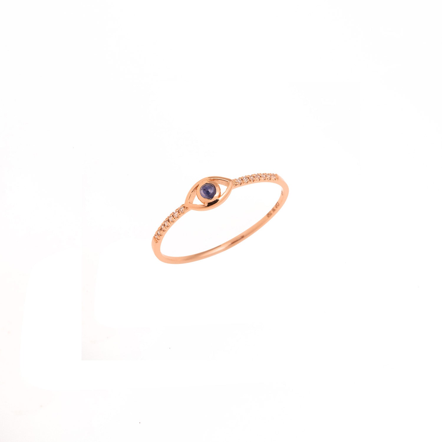 Gold Ring. Diamond Ring. Fine Jewelry. Anatol Jewelry. Kifissia. Golden Hall. Athens. Diamond Jewelry. Χρυσά κοσμήματα. Χρυσά δαχτυλίδια. Κοσμήματα Κηφισιά. Ανατολ. Δαχτυλίδι με διαμάντια. Evil eye ring. Sapphire evil eye. Sapphire ring.
